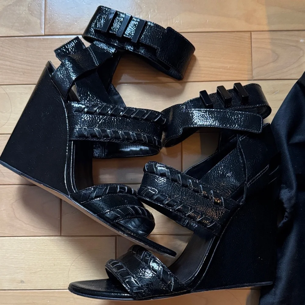 Alexander Wang Black Strappy Sandals